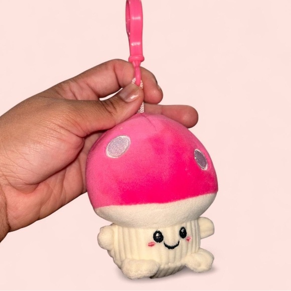 Squishmallows Other - Squishmallows Pink and White Mushroom Plush